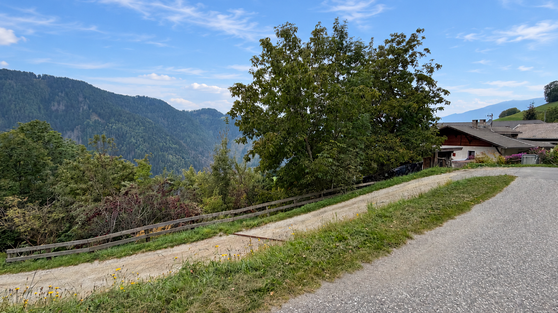 Detached two-family house requiring renovation in an idyllic location in Afers