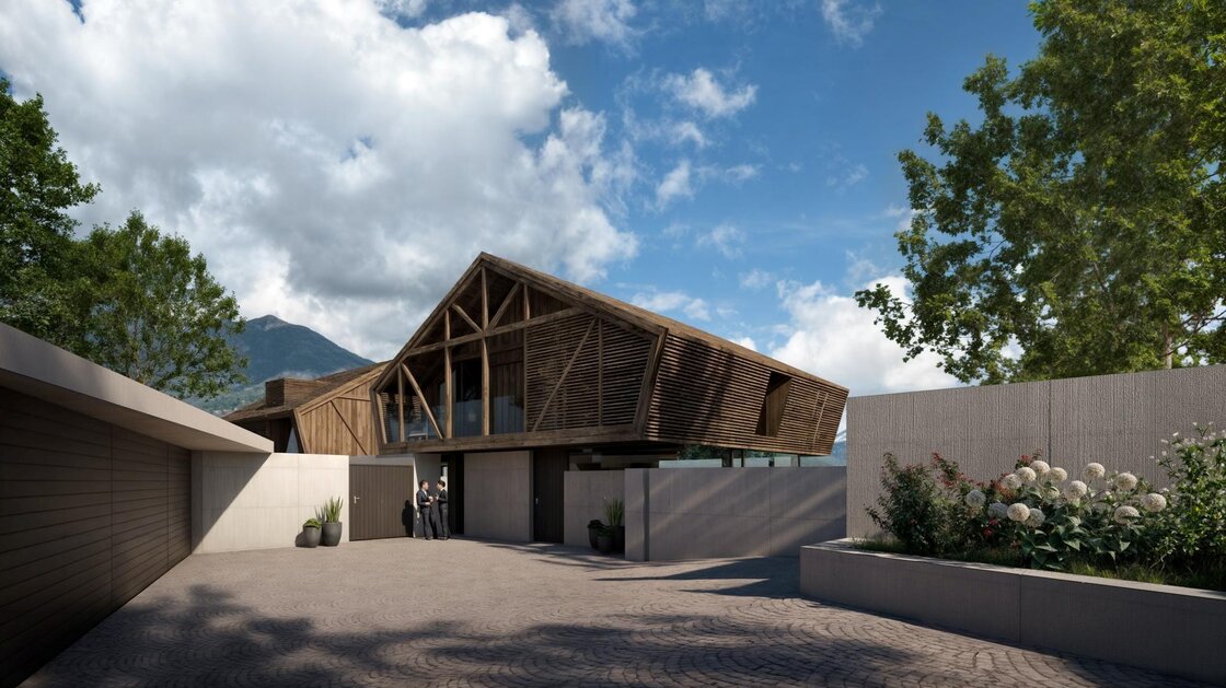 Villa 2: Neubauvilla über den Dächern von Brixen