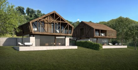 Villa 2: Neubauvilla über den Dächern von Brixen