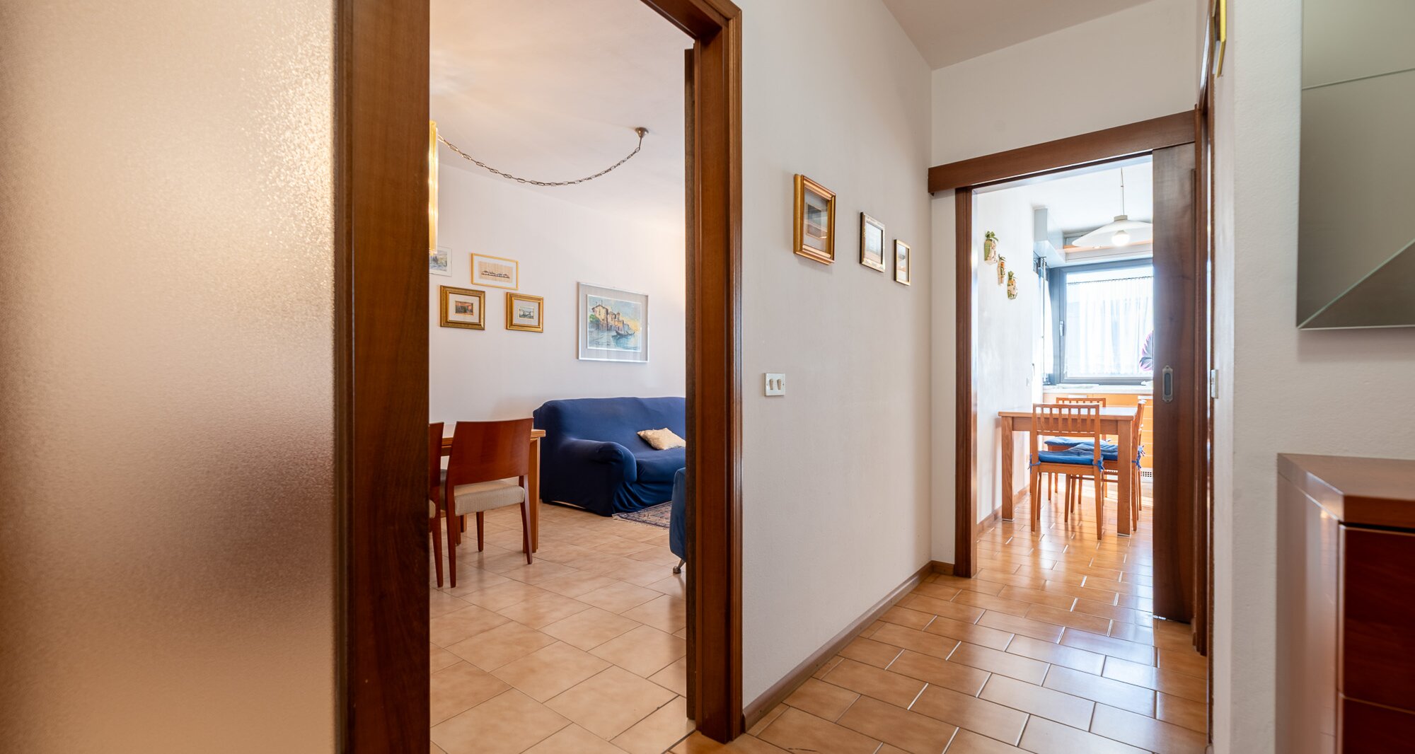 Ampio quadrilocale con terrazza e vista libera, piano alto