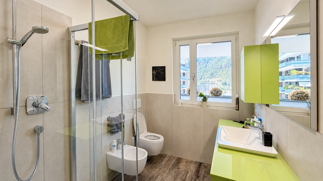 Stilvolle Zweizimmerwohnung mit großer Terrasse, 8. Stock