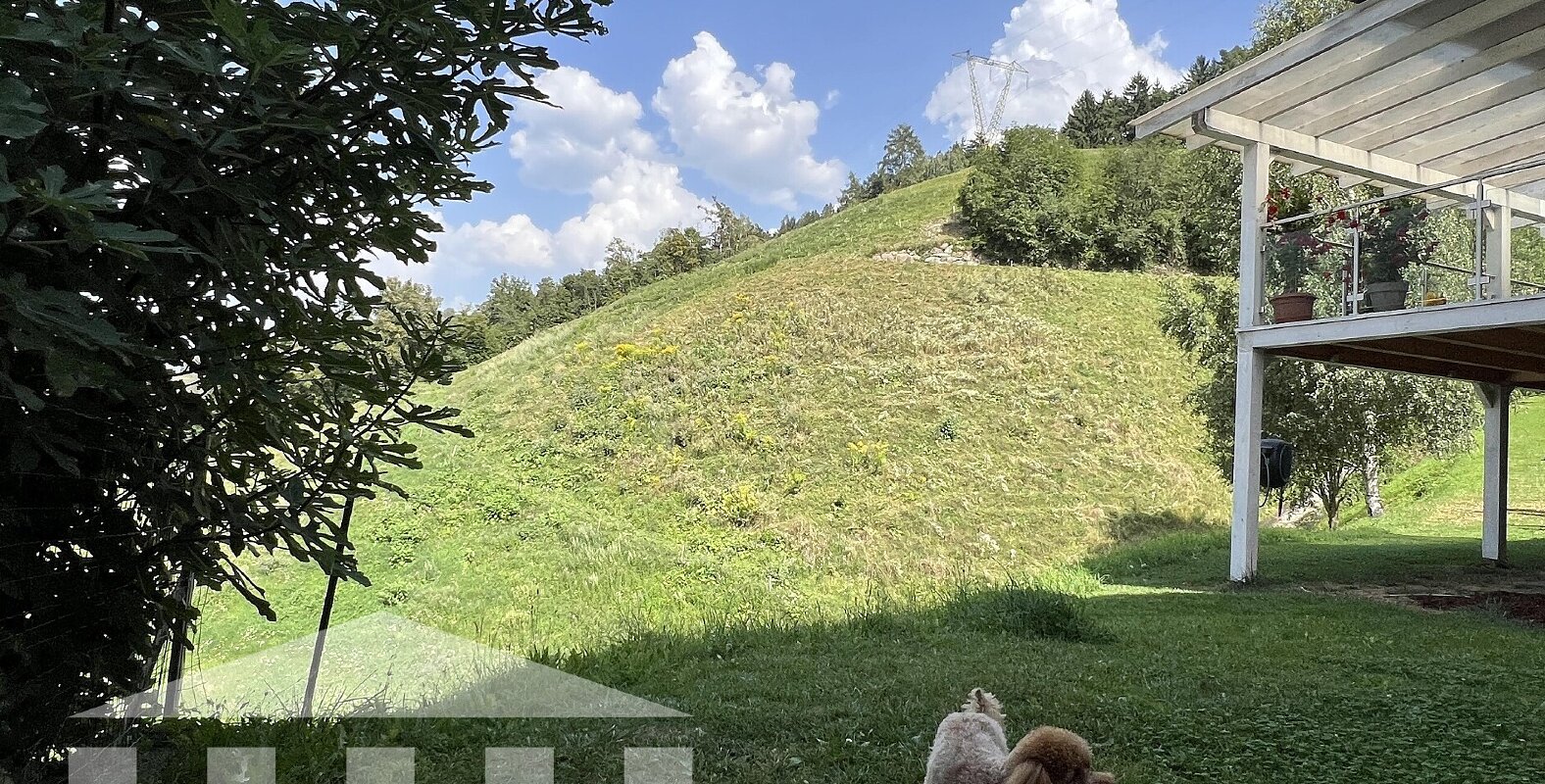Due appartamenti con ampio giardino privato e magazzino