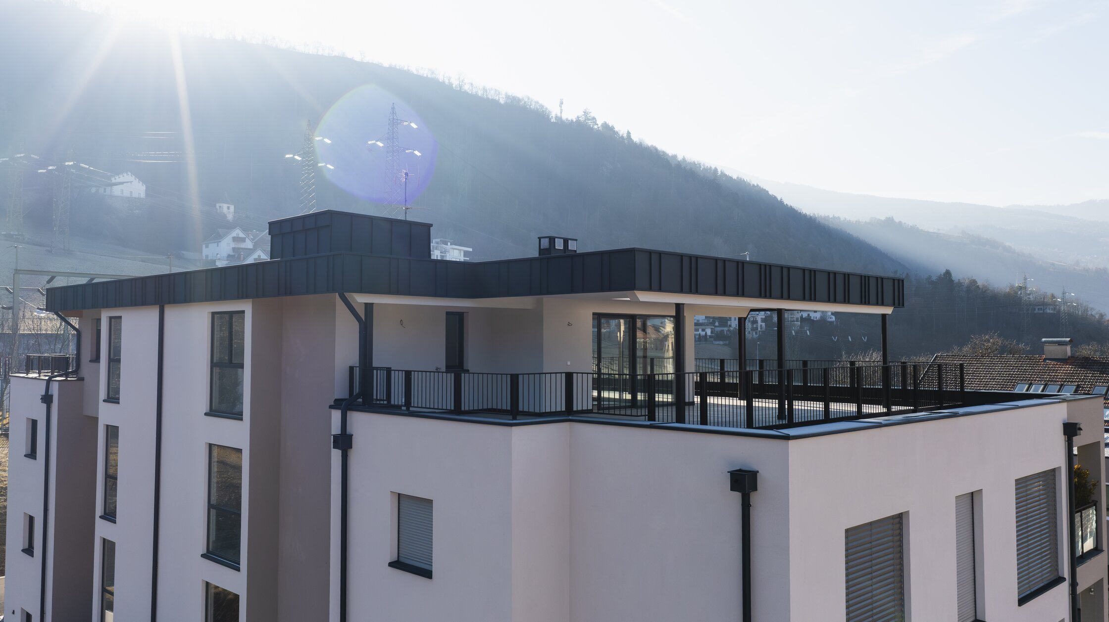 Nuova penthouse con ampia terrazza, ultimo piano