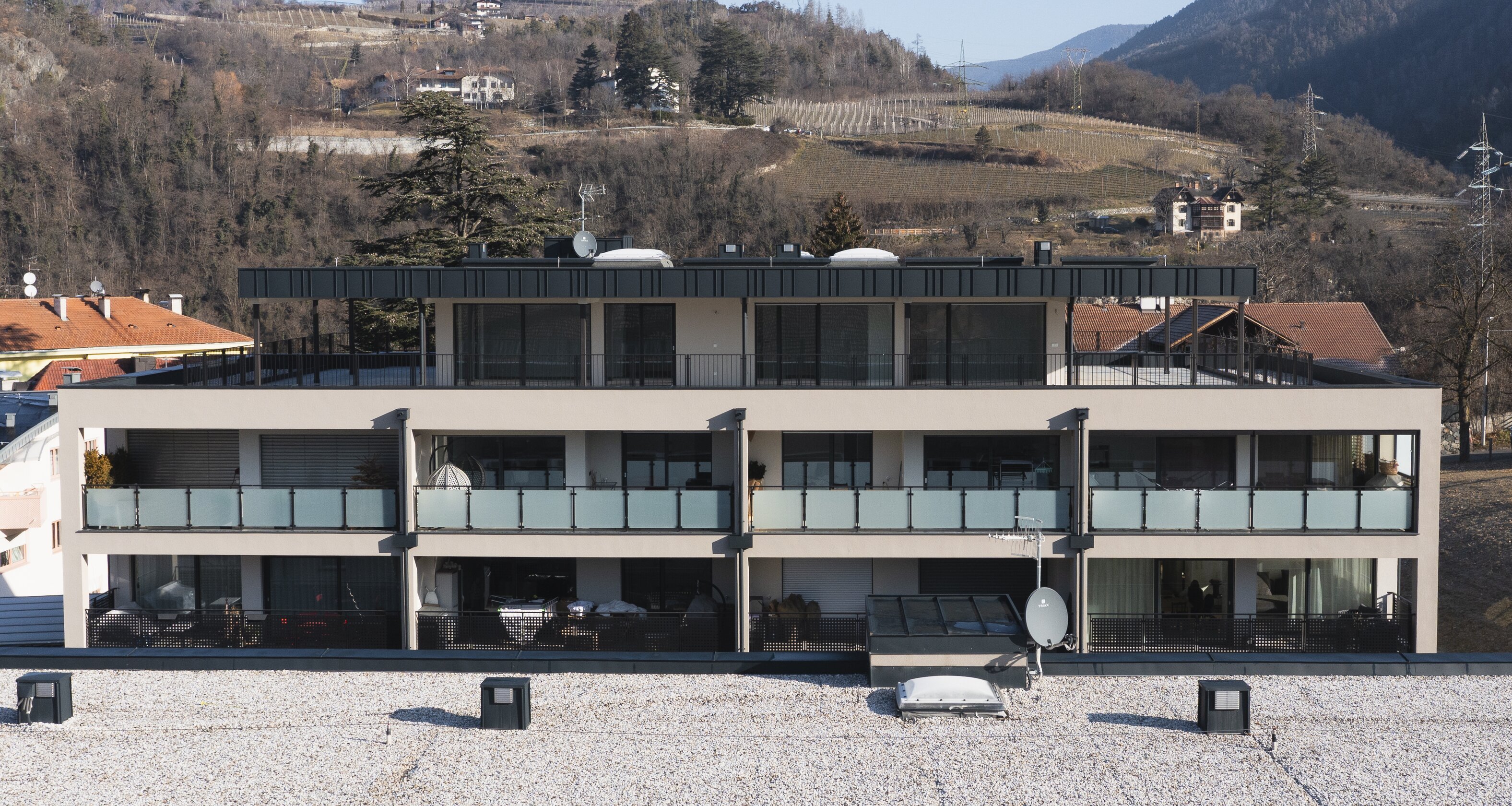 Nuova penthouse con ampia terrazza, ultimo piano