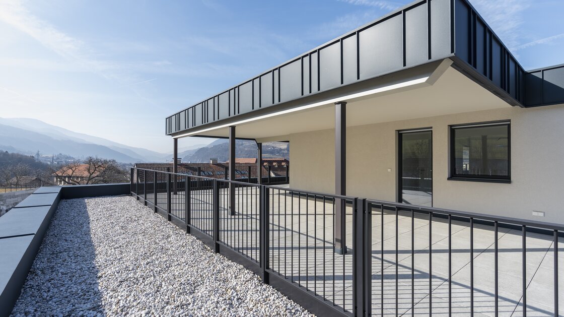 New penthouse apartment with large terrace on the top floor