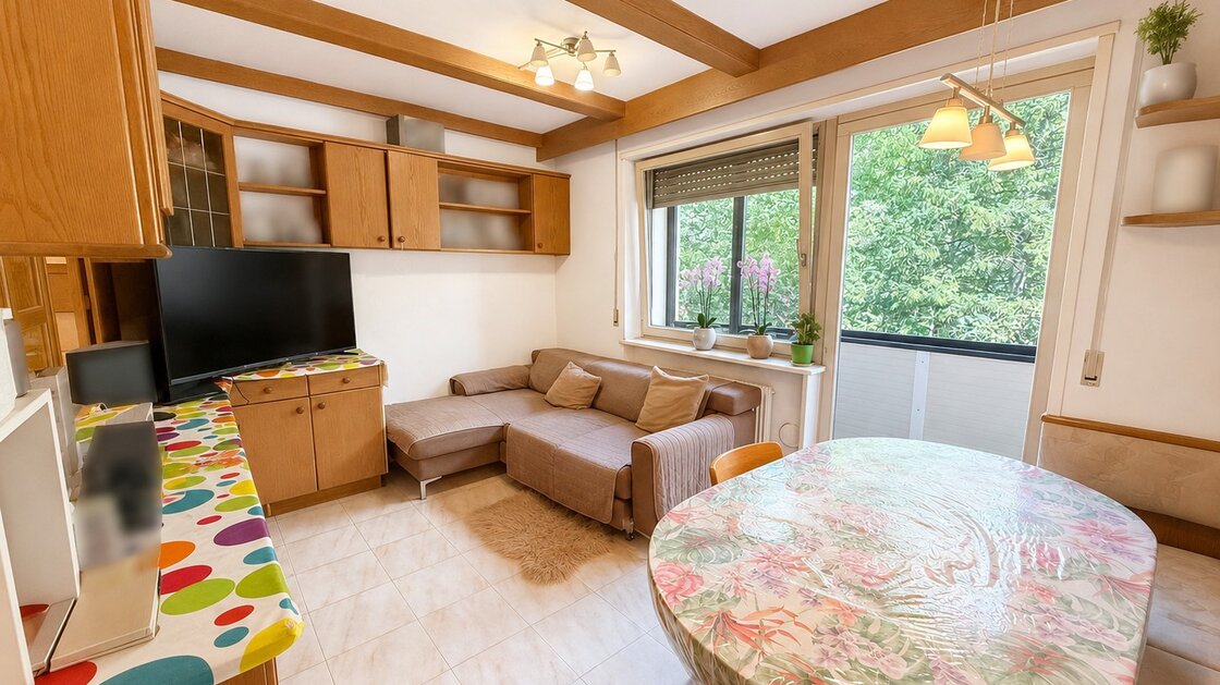 Dreizimmerwohnung mit Balkon/Veranda in begehrter Lage von Milland