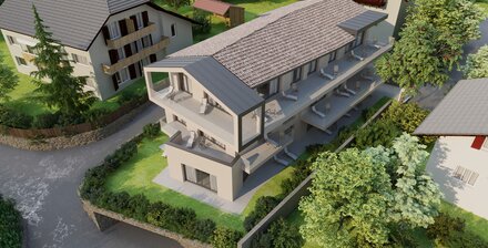 Neue Dreizimmerwohnung mit zwei Terrassen
