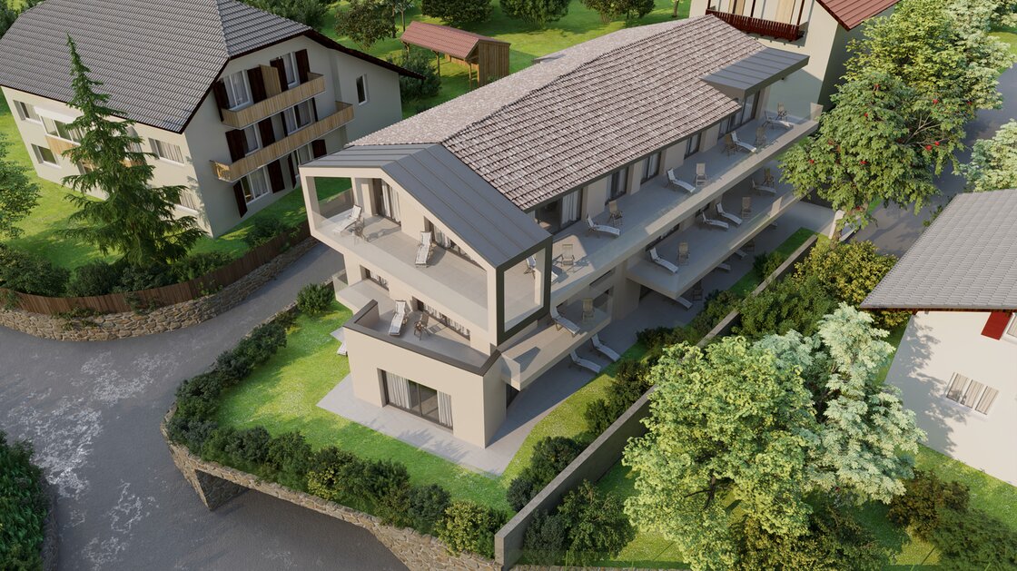 Neue Dreizimmerwohnung mit zwei Terrassen
