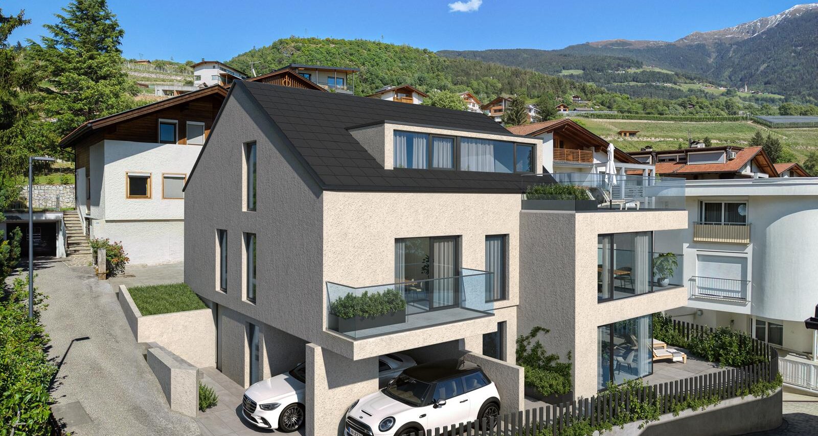 W2: Nuovo esclusivo appartamento trilocale con terrazza e giardino privato