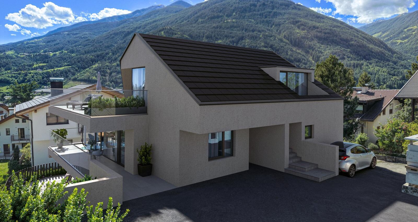 W2: Nuovo esclusivo appartamento trilocale con terrazza e giardino privato