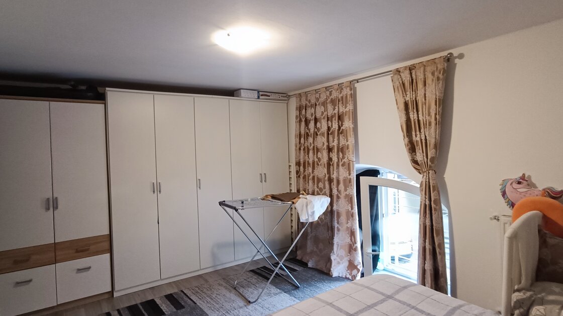 Rented, newly renovated duplex apartment with open views