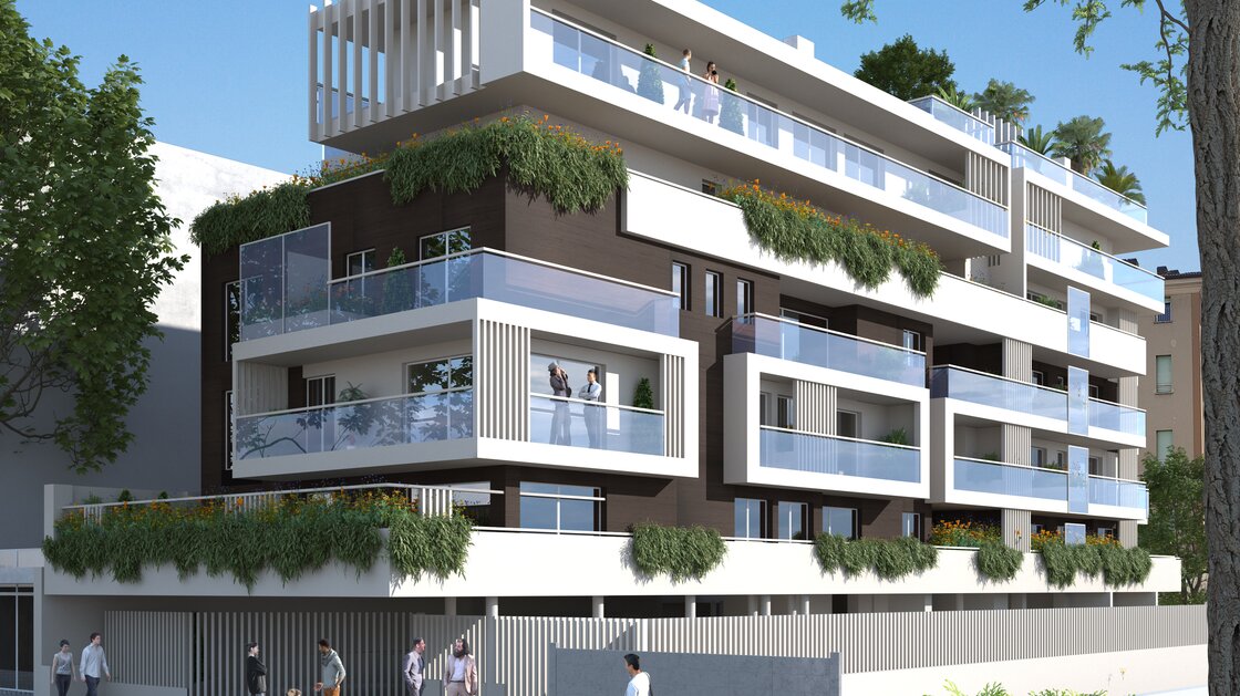 W12 – New three-room apartment with two terraces and balcony