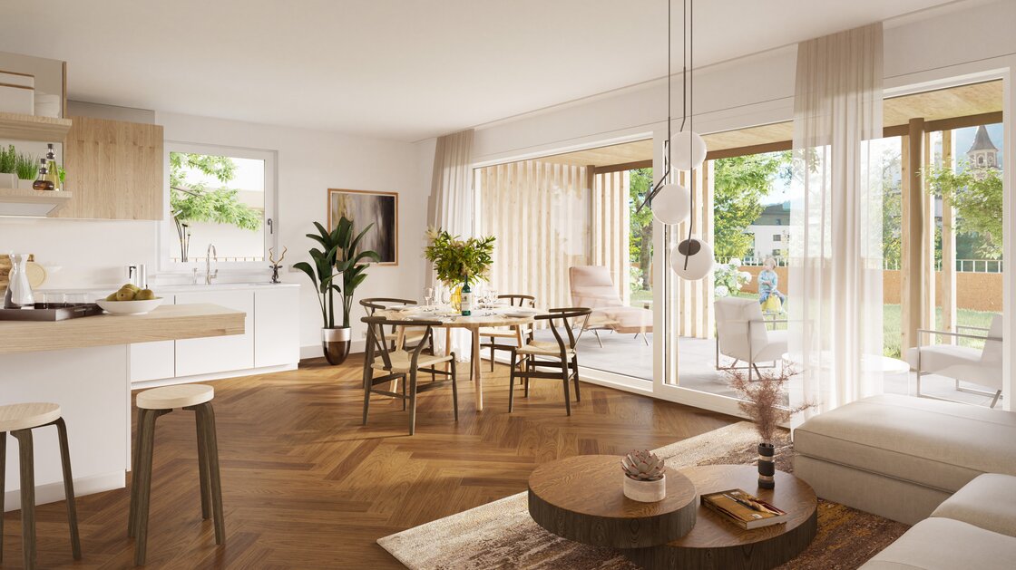 W103: Nuovo quadrilocale spazioso con giardino privato