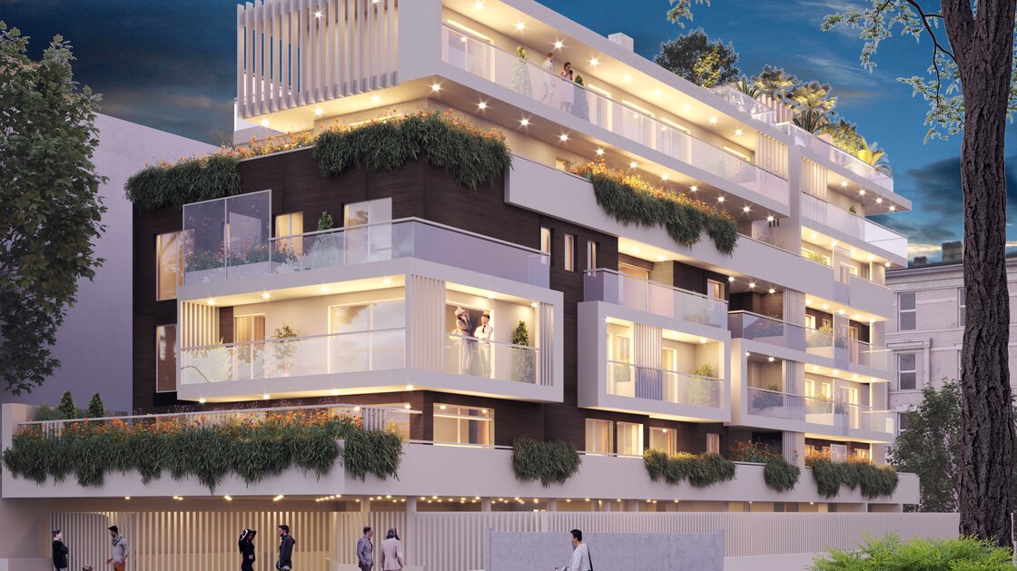 W12 – New three-room apartment with two terraces and balcony