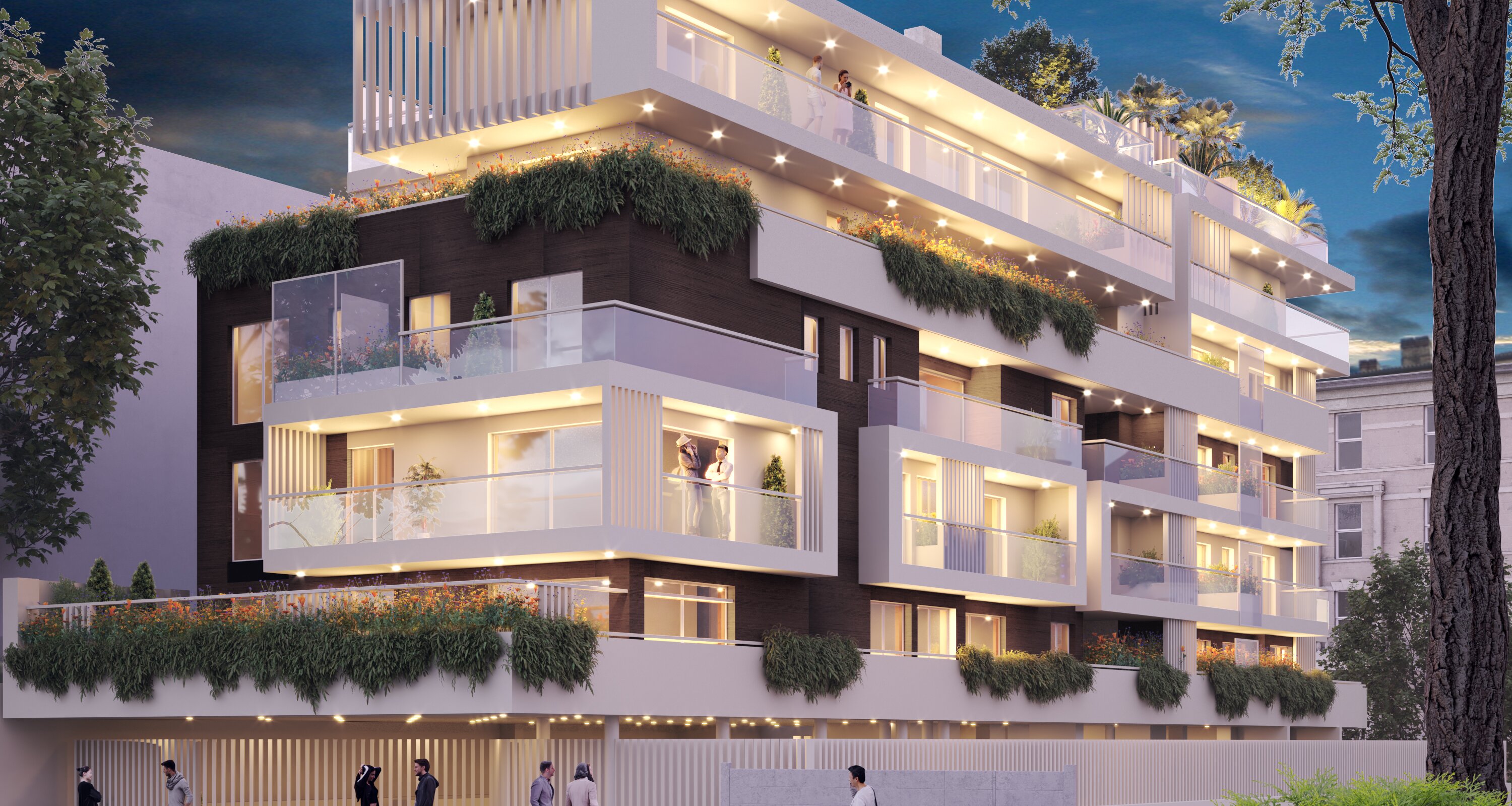 W12 - Nuovo trilocale con due terrazze e balcone, piano terzo