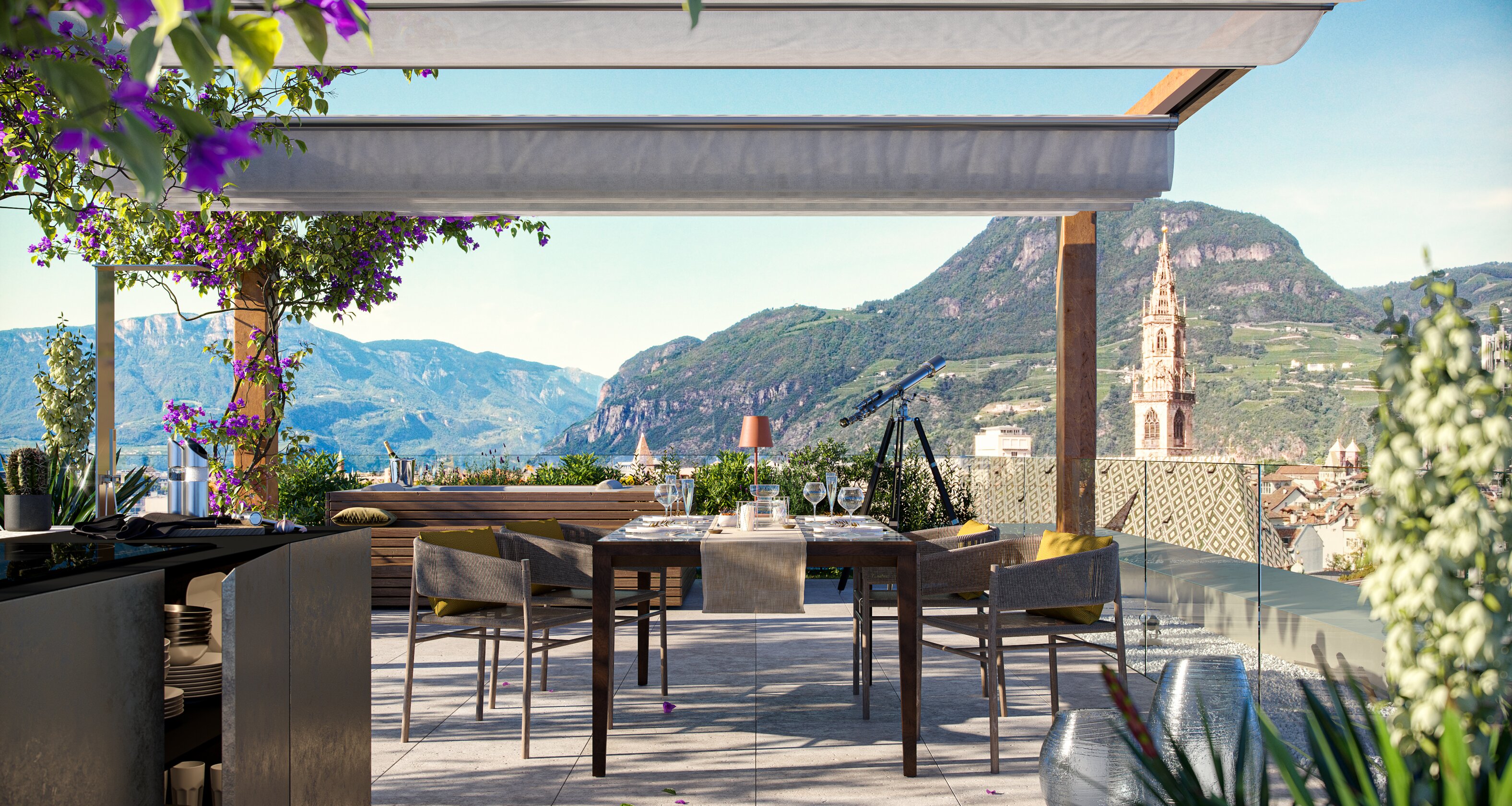 B503 - Nuovo, bellissimo attico con ampia terrazza