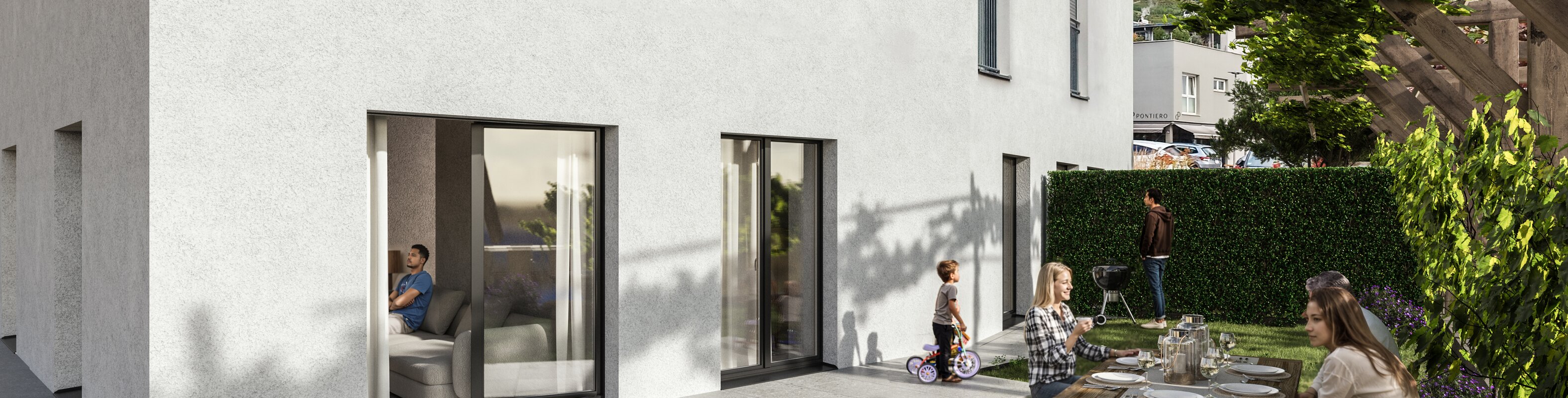 W2: Nuovo trilocale con terrazza e ampio giardino privato
