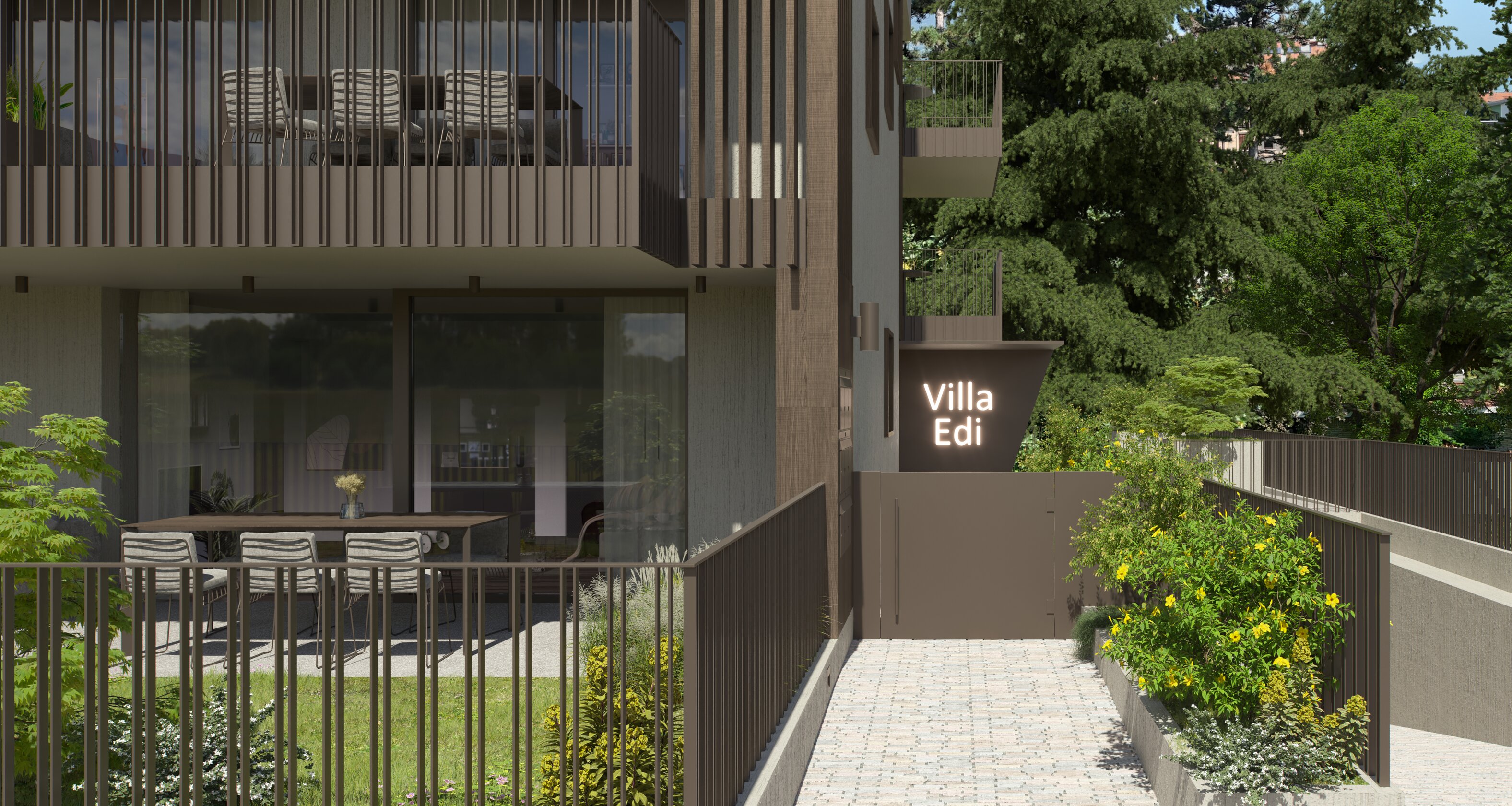 W1: Nuovo quadrilocale spazioso con terrazza e ampio giardino privato