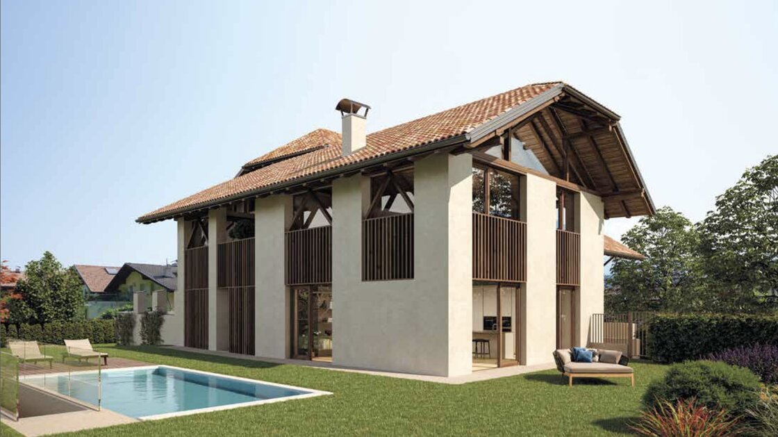 Luxuriöse Neubauvilla mit Terrassen und großem Privatgarten