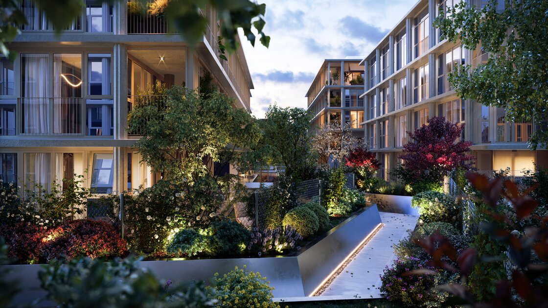 C302 - Neue, große Gartenwochnung mit Parkblick