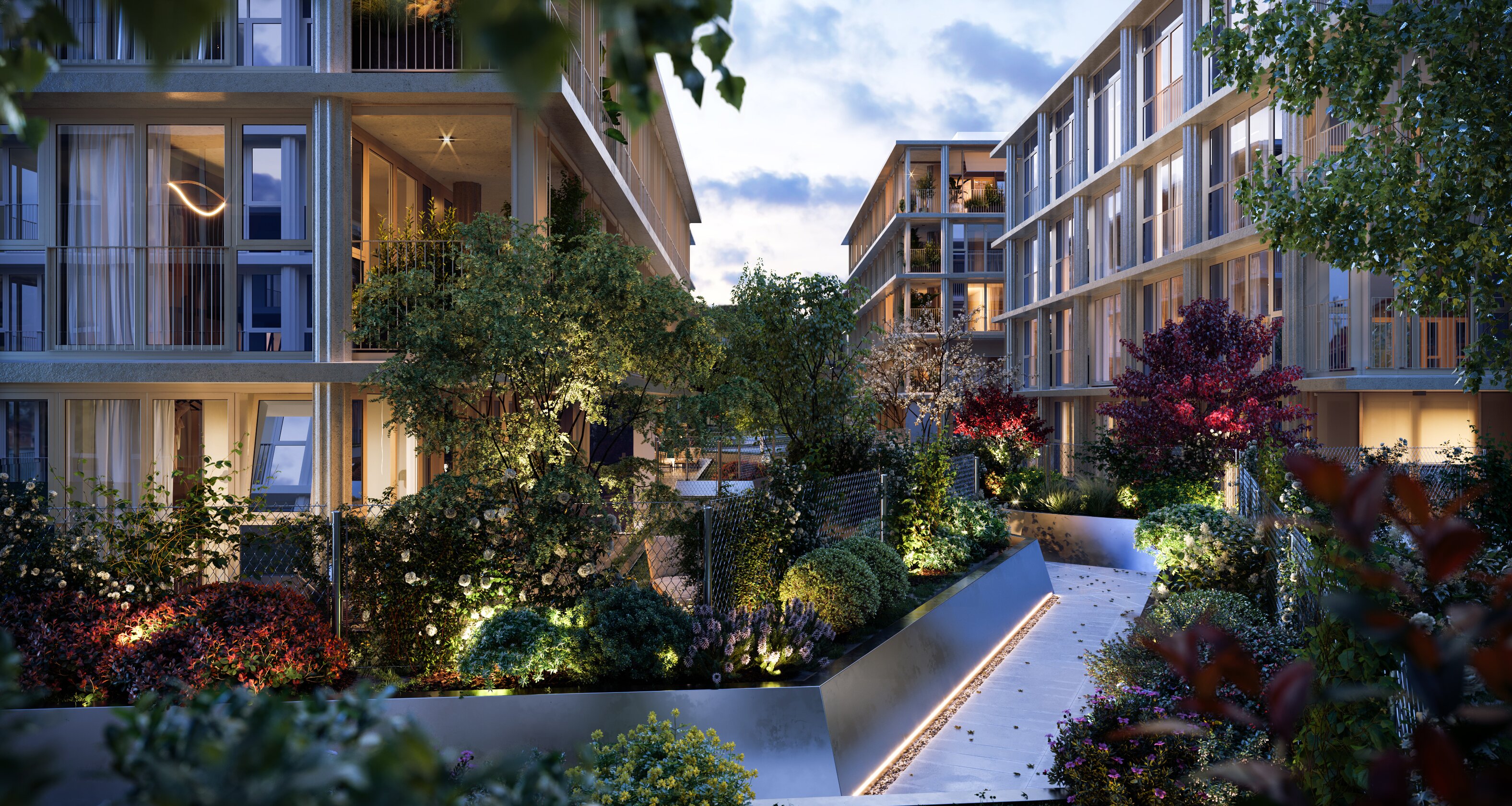 C302 - Neue, große Gartenwochnung mit Parkblick