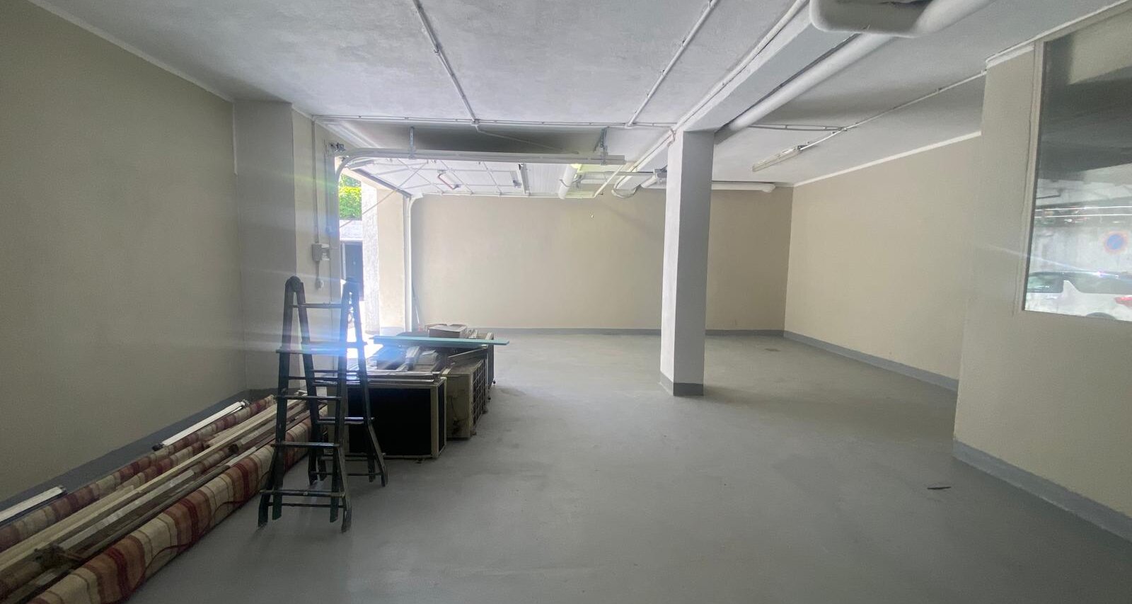 Storage unit in the basement