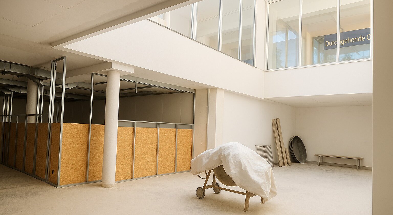 Storage room / retail unit with parking spaces