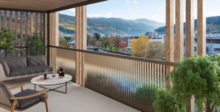 Nuovo bilocale con terrazza, secondo piano
