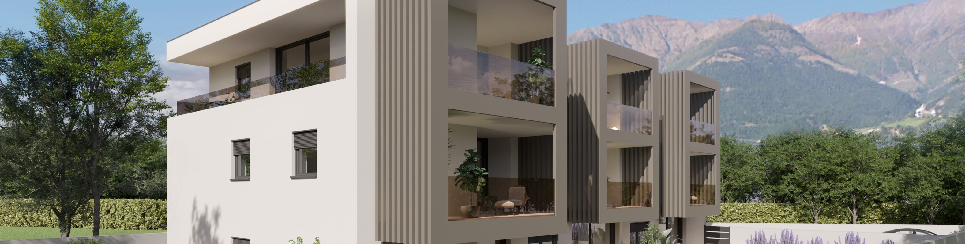 W6: Nuovo attico con due terrazze, ultimo piano