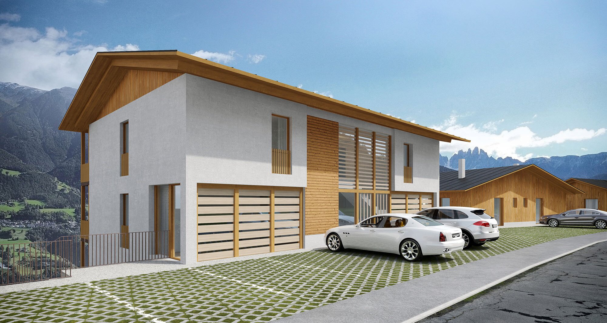 W8: New three-room apartment with terrace, top floor