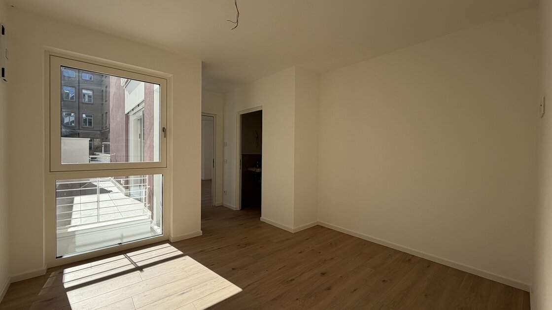 W6 - Neue, große Zweizimmerwohnung mit zwei Terrassen