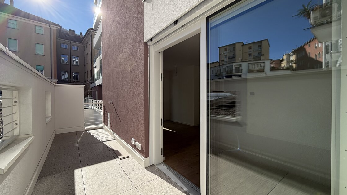 W6 - Neue, große Zweizimmerwohnung mit zwei Terrassen