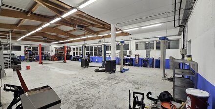 Autowerkstatt in Top-Zustand