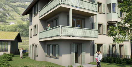 Wohnung H: Neue Zweizimmerwohnung mit Balkon