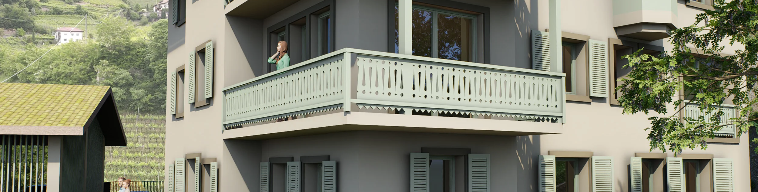 Appartamento H: Nuovo bilocale con balcone