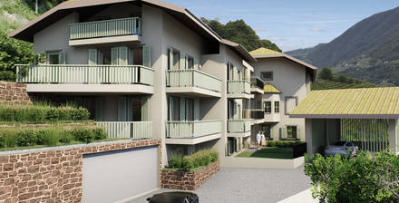 Wohnung F: Neue, große Dreizimmerwohnung mit Balkon