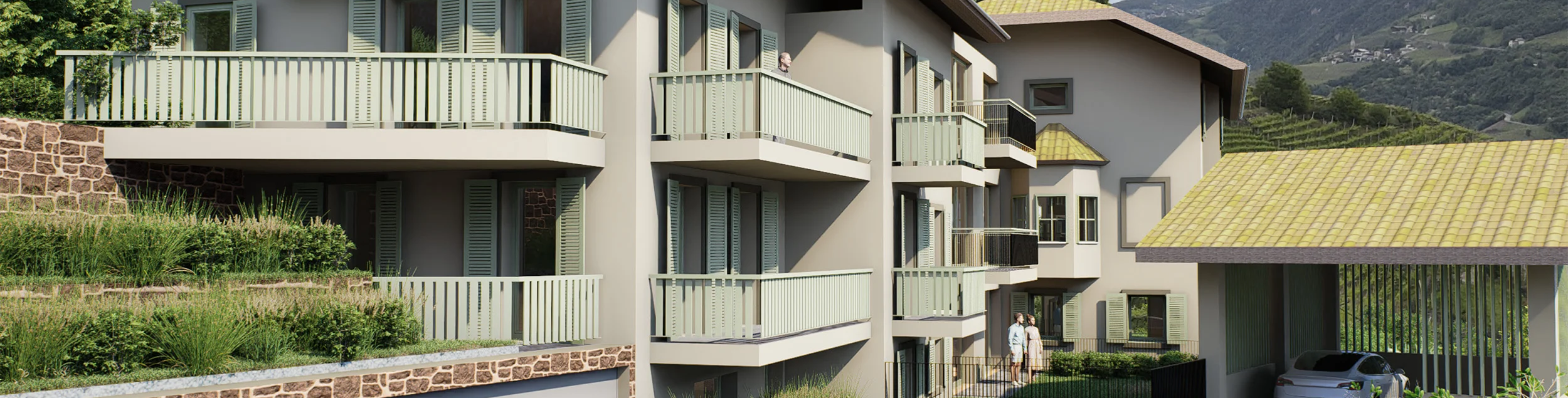 Appartamento F: Nuovo, ampio trilocale con balcone