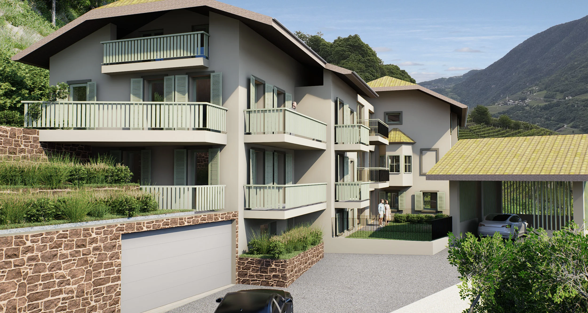 Appartamento H: Nuovo bilocale con balcone