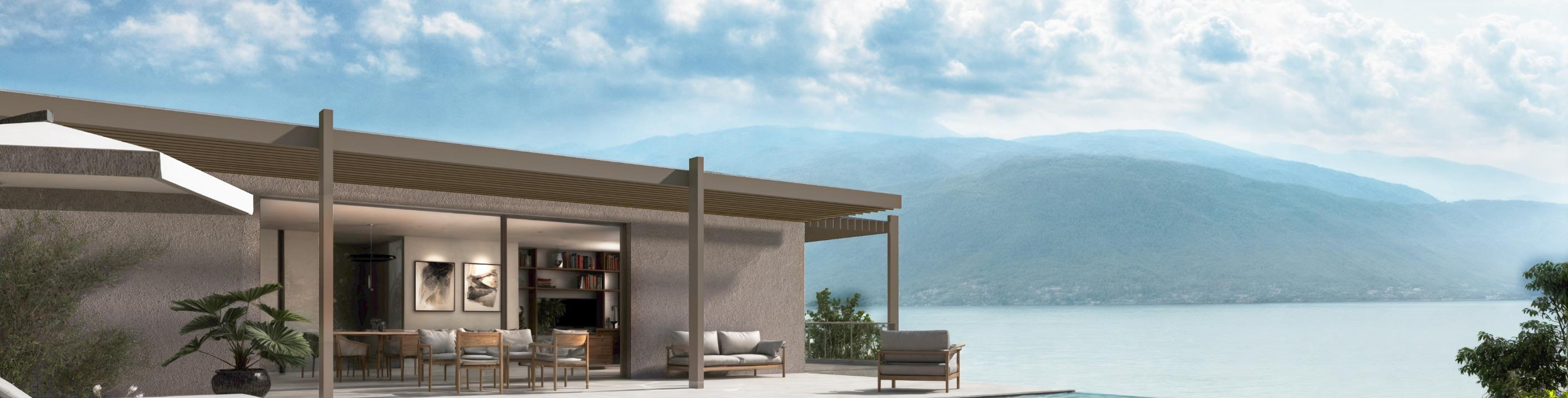 Villa 1: Lussuosa villa con spettacolare vista panoramica e piscina infinity