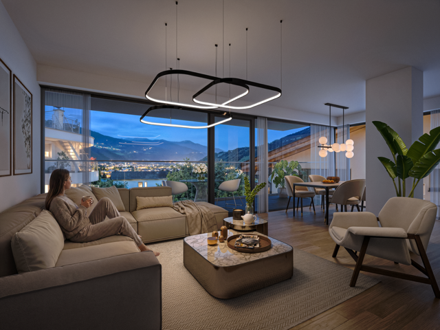 W2: Nuovo esclusivo appartamento trilocale con terrazza e giardino privato