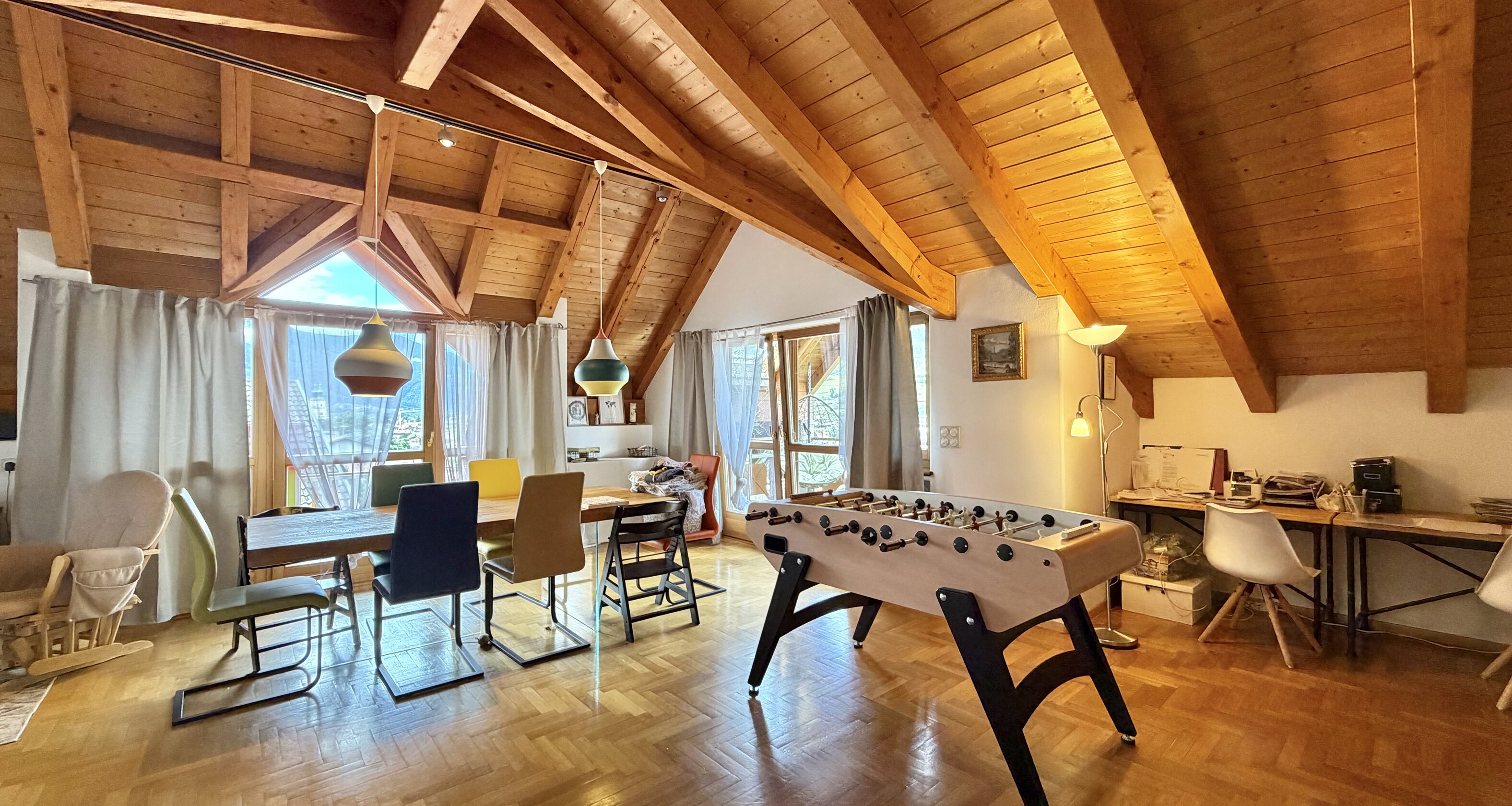 Große 6-Zimmer-Dachgeschosswohnung mit Panoramablick über Brixen