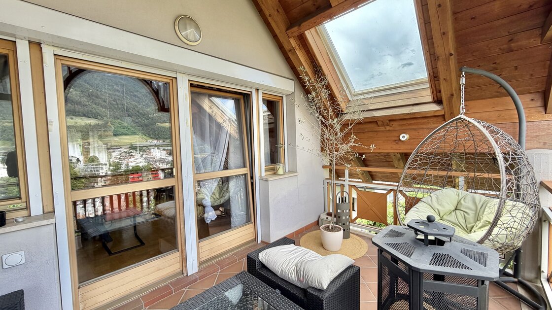 Große 6-Zimmer-Dachgeschosswohnung mit Panoramablick über Brixen