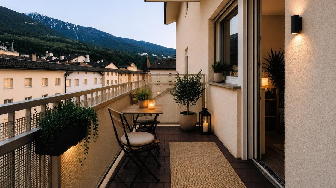 Dreizimmerwohnung mit zwei Balkonen im Herzen von Brixen
