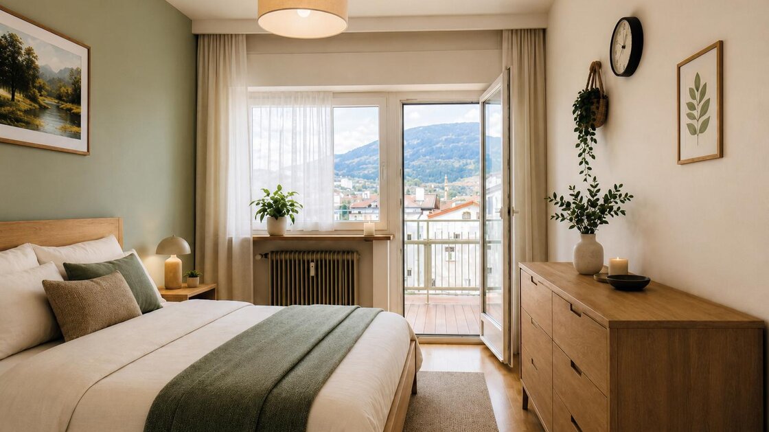 Dreizimmerwohnung mit zwei Balkonen im Herzen von Brixen