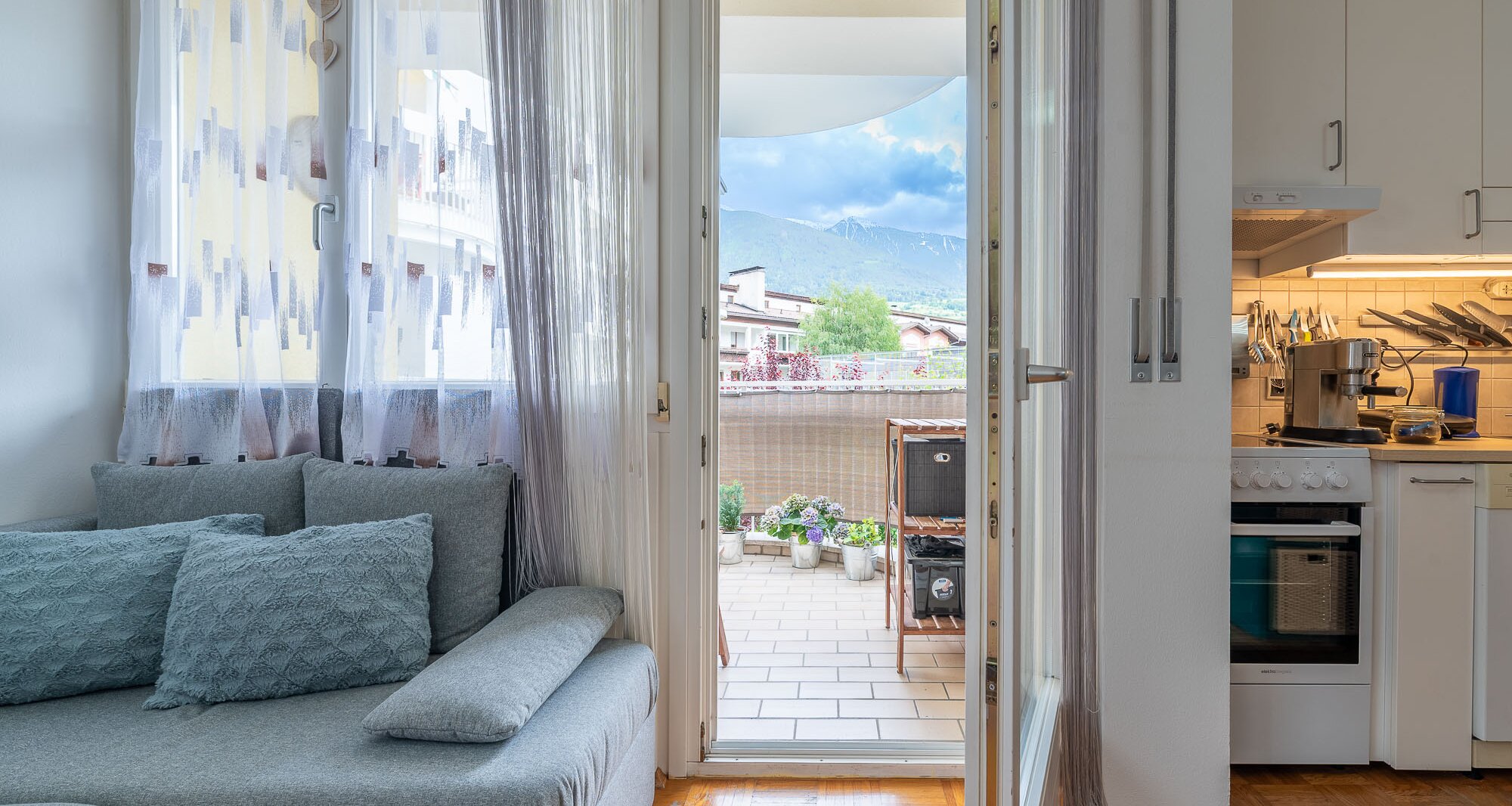 Bilocale con balcone, attualmente affittato