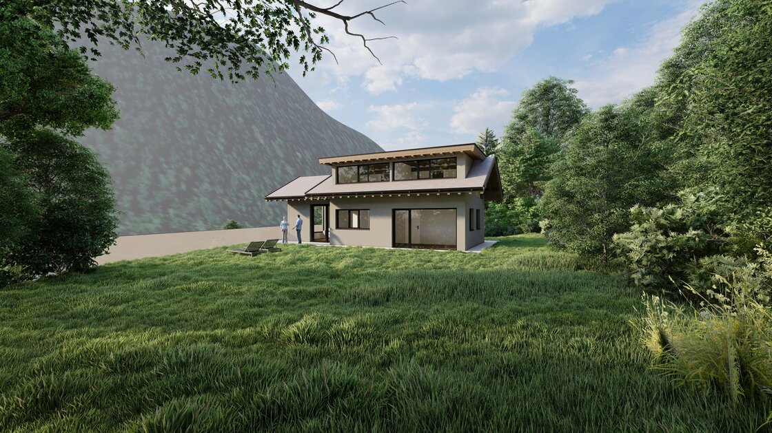 Casa ex ferroviaria con giardino privato